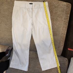 J. Crew Favorite Fit Beige Capri Pants